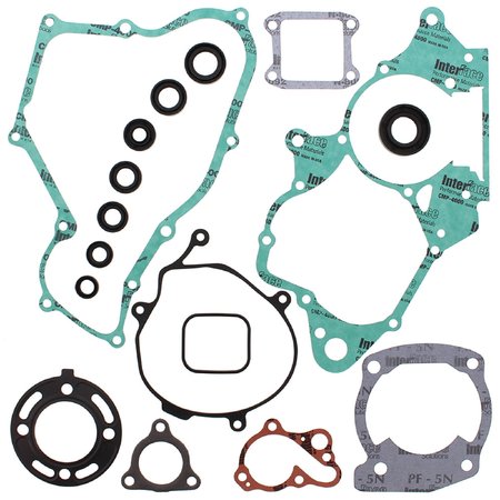 WINDEROSA Gasket Set with Oil Seals for Honda CR 80 R 92 93 94 95-02 811206